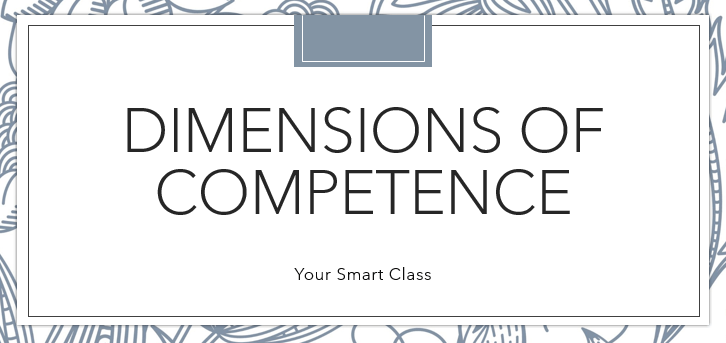 Dimensions of Competence